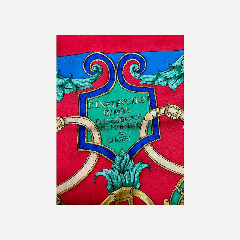 Hermès Red Scarf