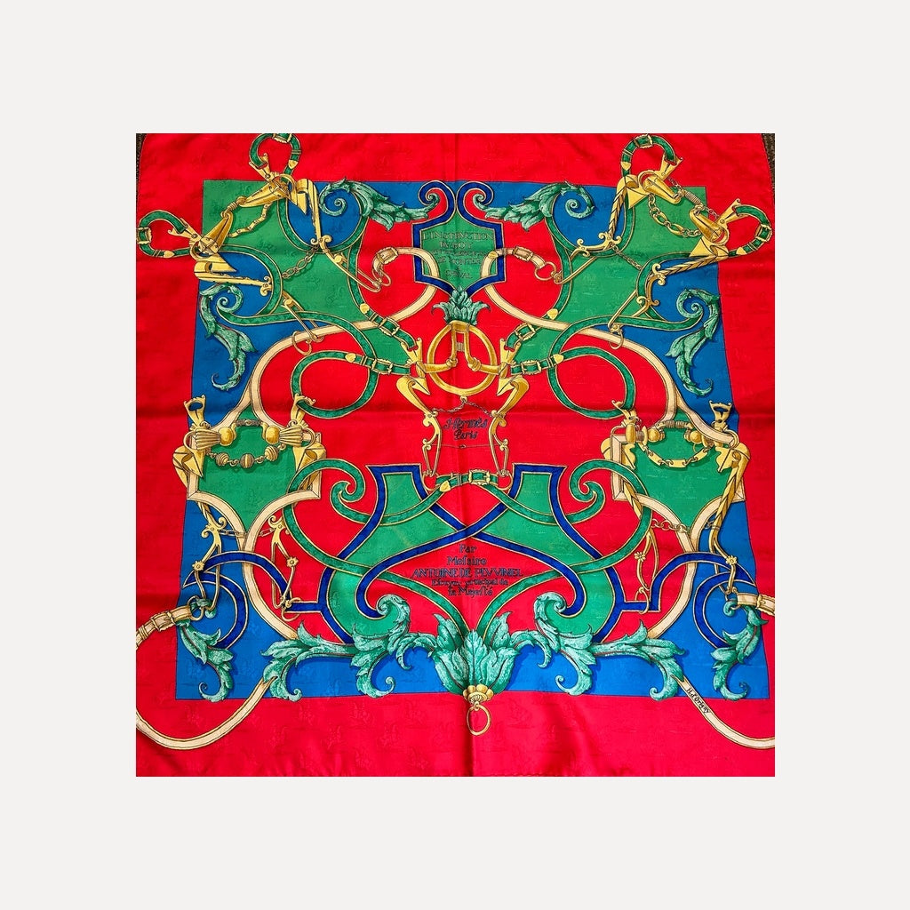 Hermès Red Scarf