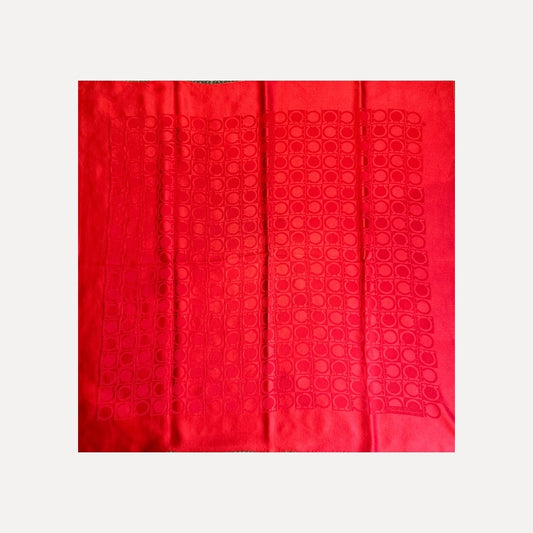 Salvatore Ferragamo Red Scarf