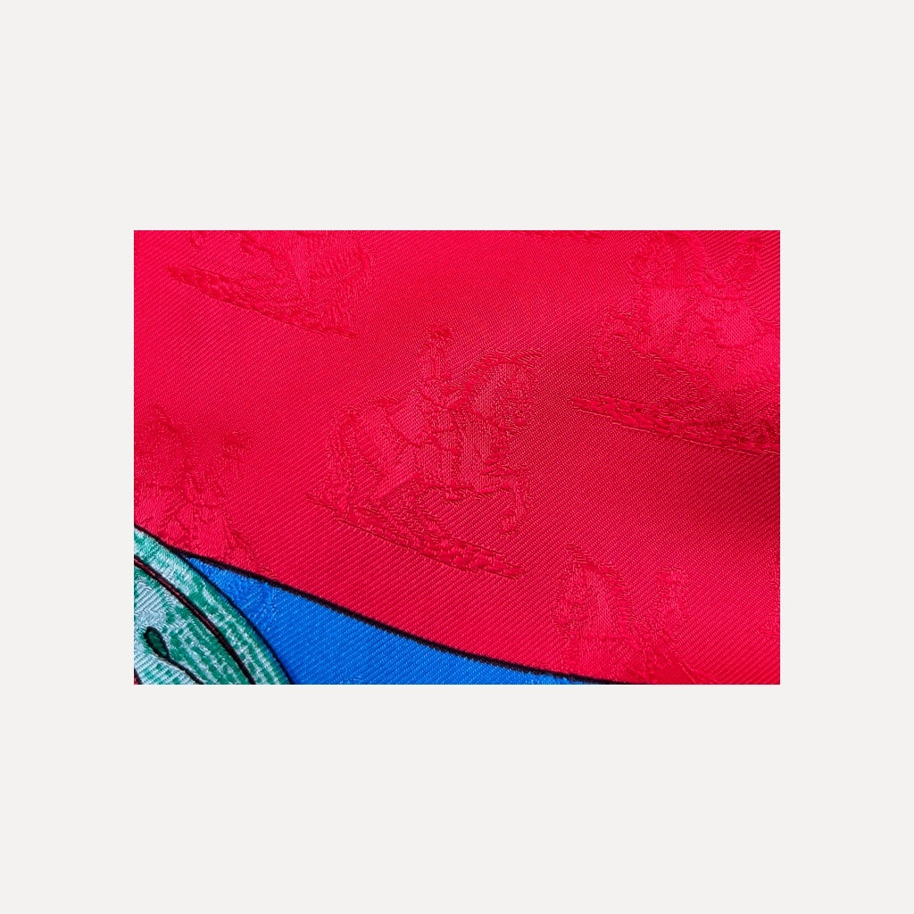 Hermès Red Scarf