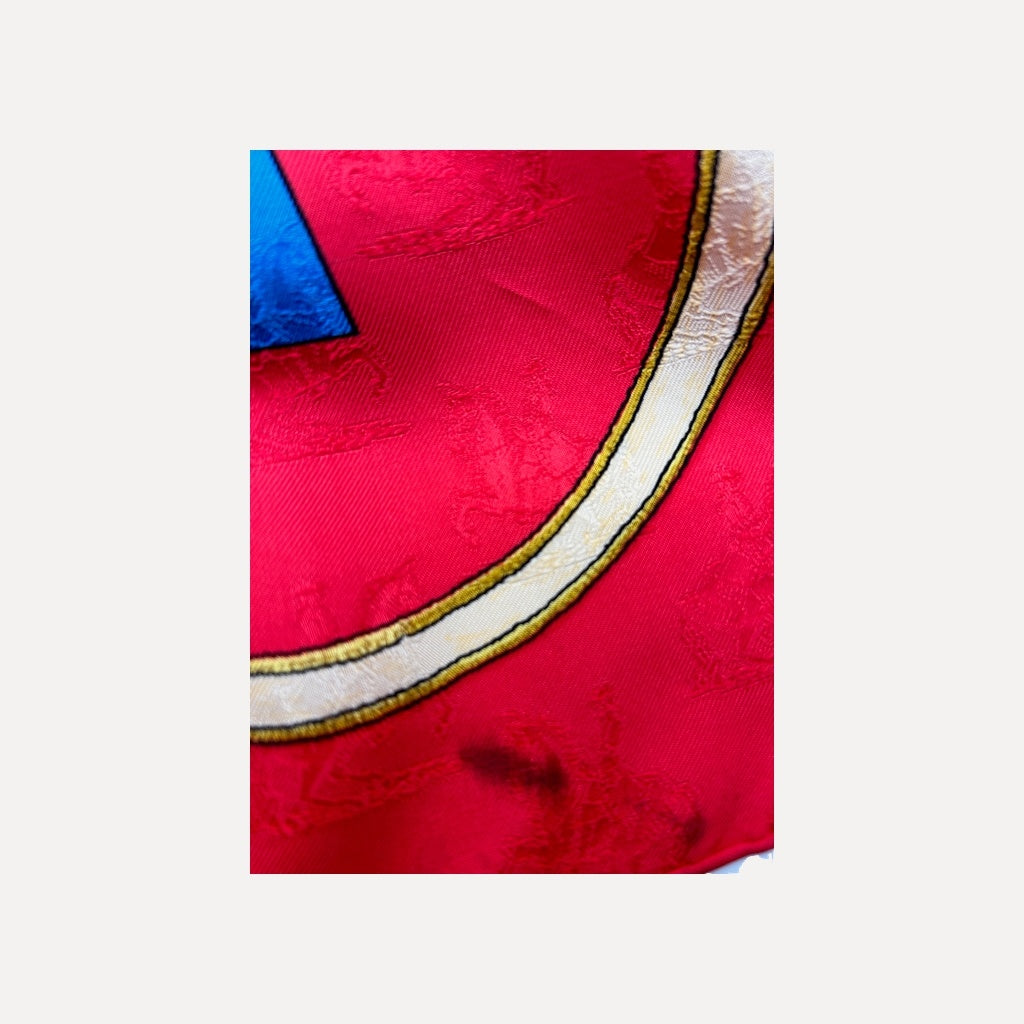 Hermès Red Scarf
