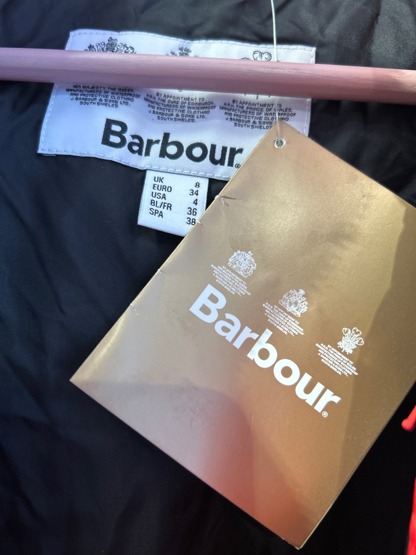 Barbour Red Jacket