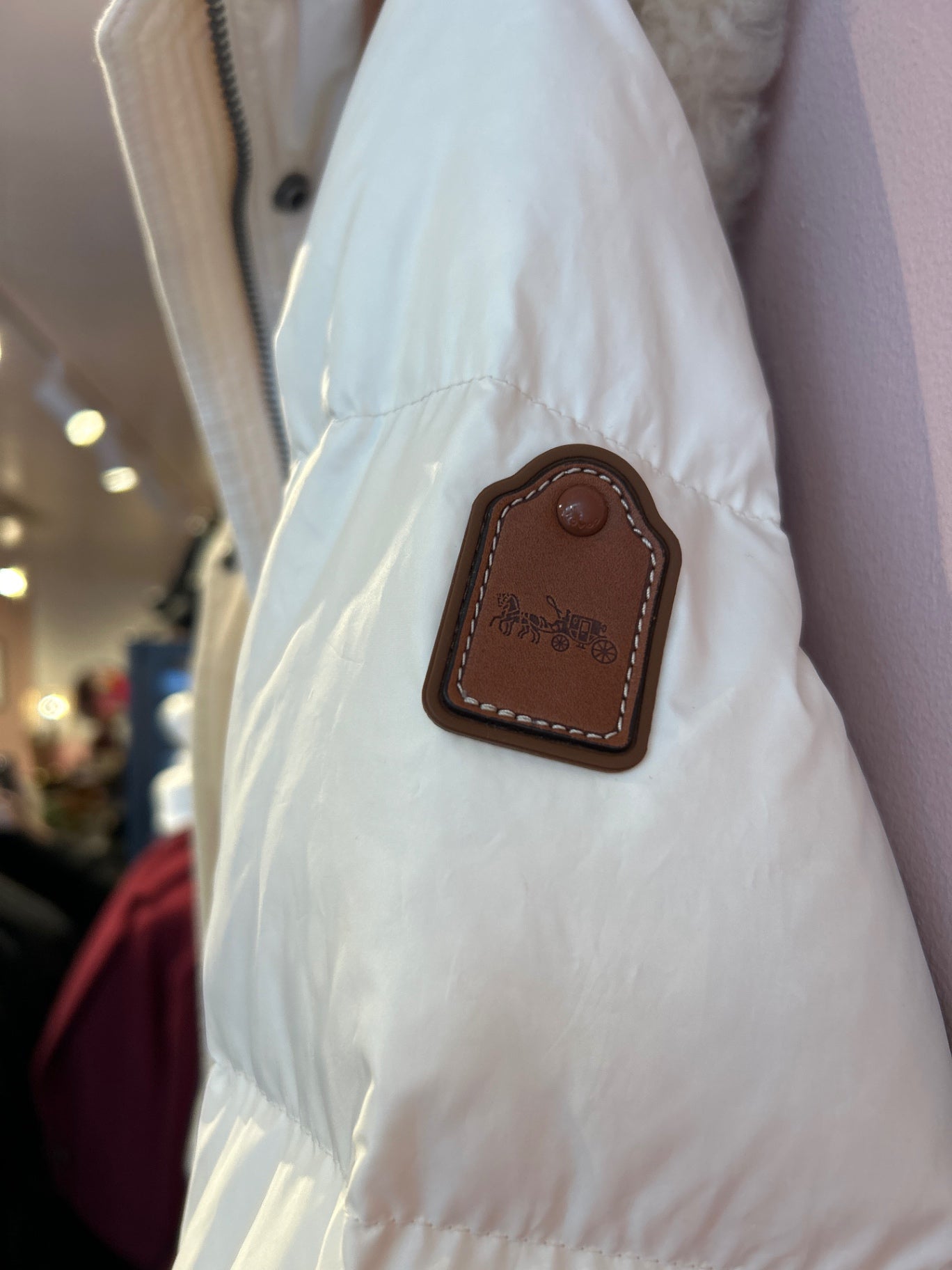 Coach Cream/Beige Jacket