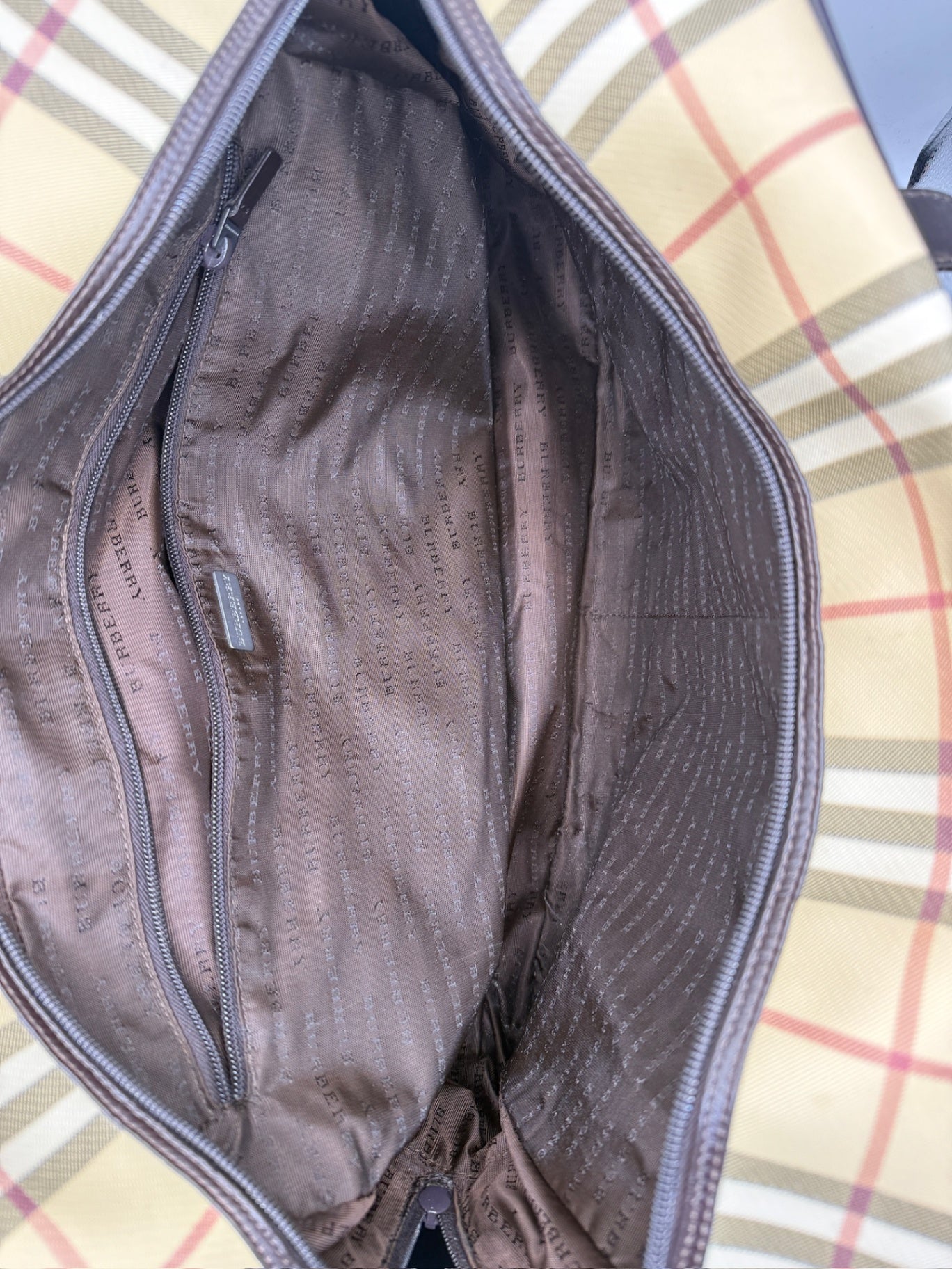 Burberry Nova Check Holdall Bag