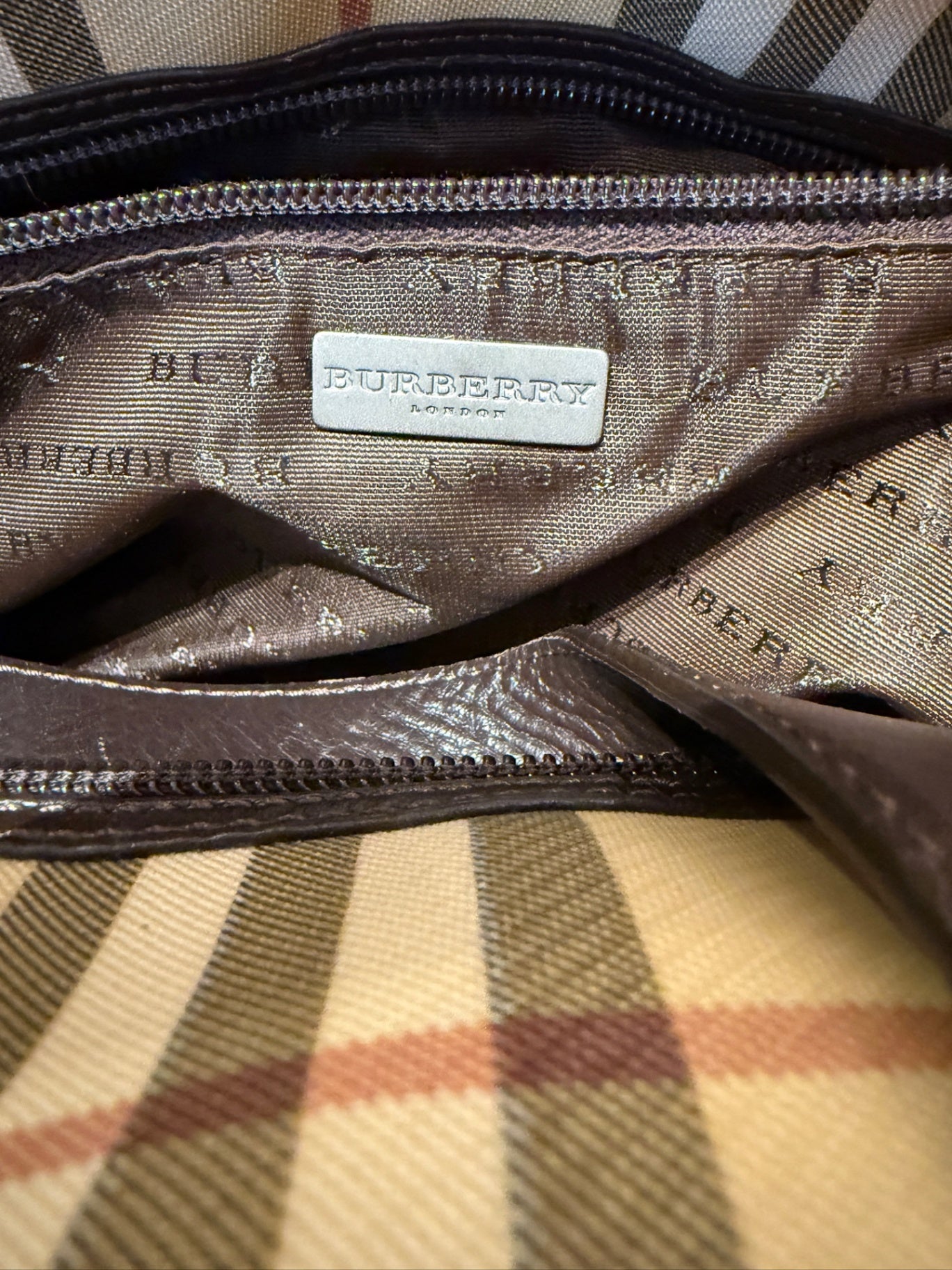 Burberry Nova Check Holdall Bag