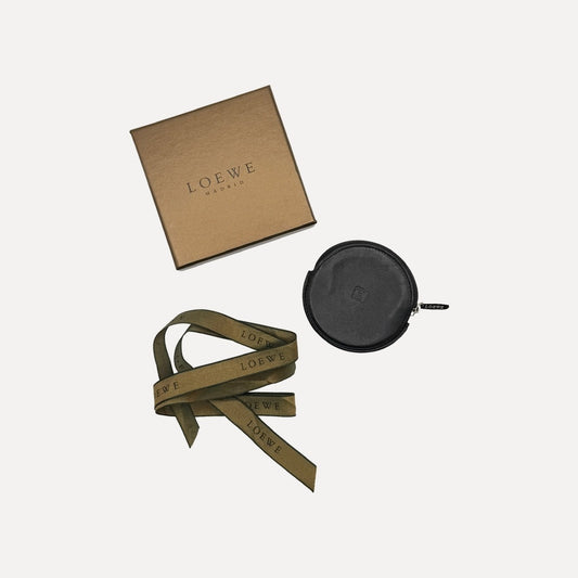 Loewe Black Round Coin Purse