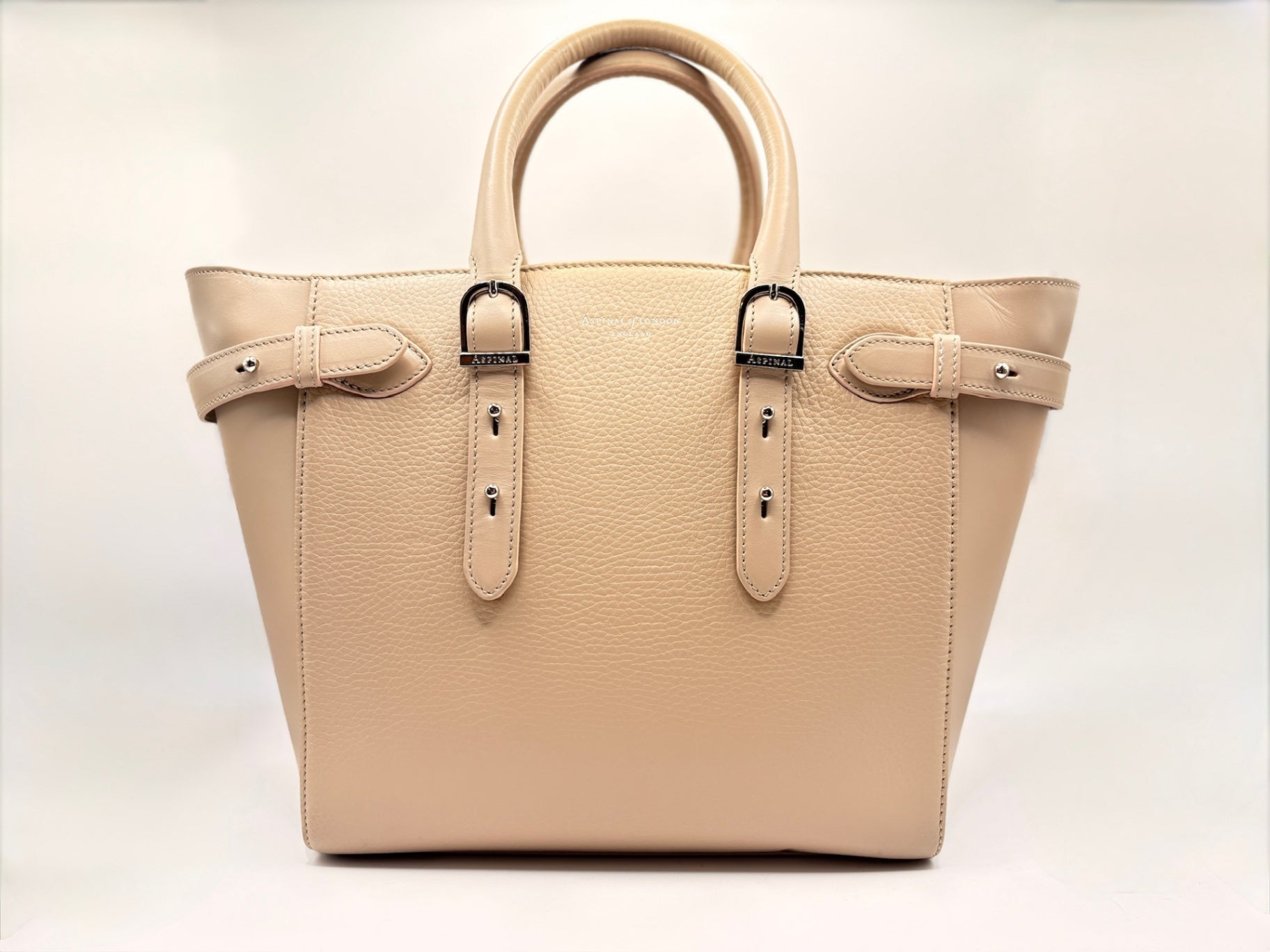 Aspinal of London Beige Bag